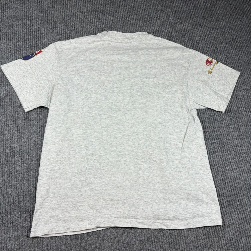 Vintage Champion Shirt Mens Large 1996 Atlanta Olympics‎ USA Gray 90s Single Sti - Picture 4 of 7